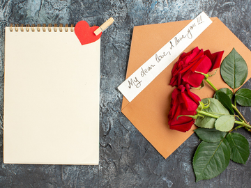 Carnet lettres amour éternelles