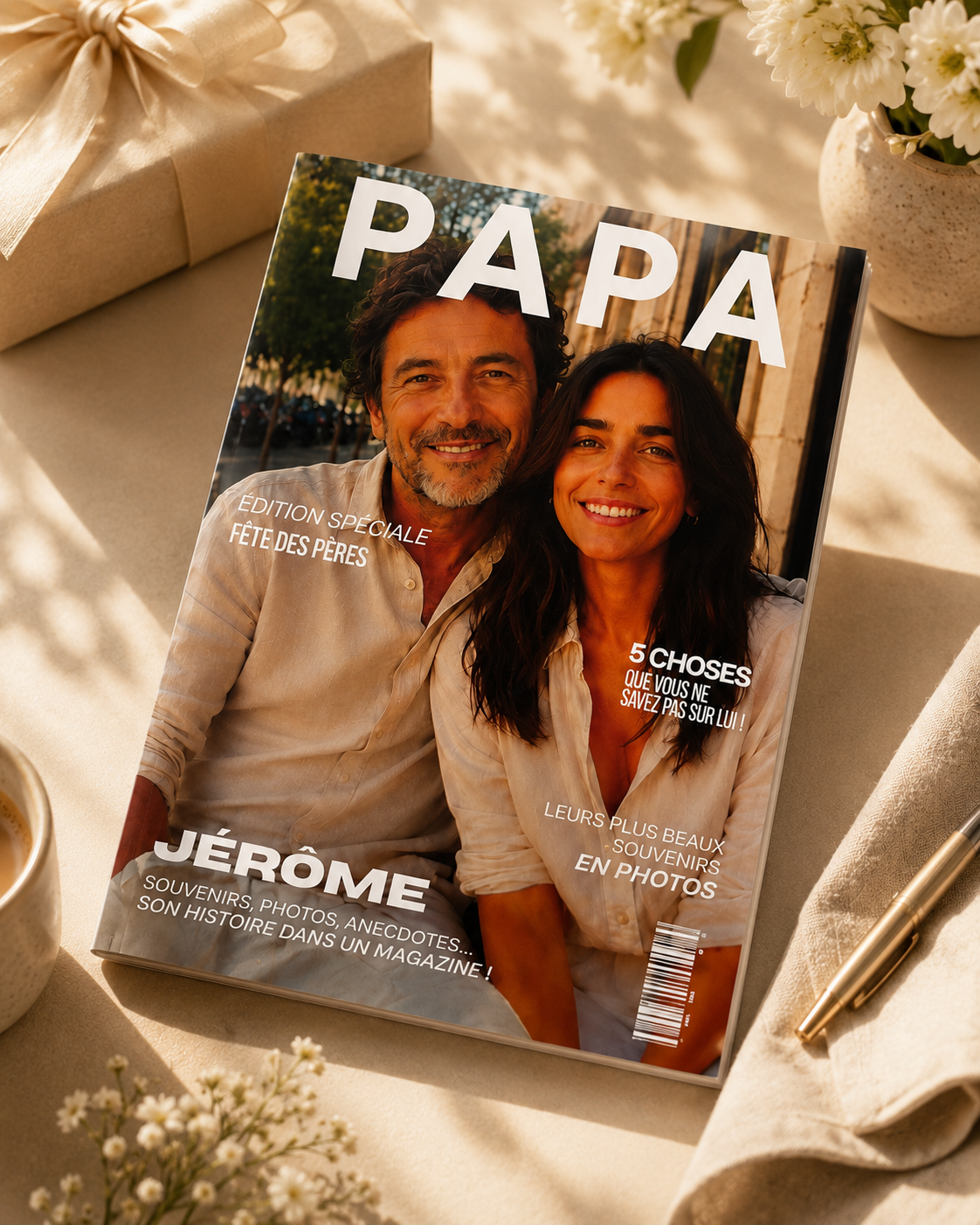 Magazine Papa — magazine personnalisé pour la Fête des Pères